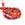 Perlen Einzelhandel Natürliche Nuggetperle aus rotem Achat 8-13x7-8mm (1 Strang)