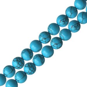 Kaufen Sie Perlen in Deutschland Rekonstruierter türkis rundeperlen 4mm (1)