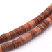 Heishi perlen Naturrauer Rhodonit Rondelle 4x2,5mm (1 Strang)