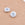 Perlen Einzelhandel Flache runde Perlen mit weißer Schale und Platinbaum des Lebens 8 x 3 mm - Loch 0.6 mm (2)