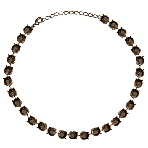 Kaufen Sie Perlen in Deutschland Halskettenfassung für 29 Swarovski 1122 Rivoli SS47 Messing (1)