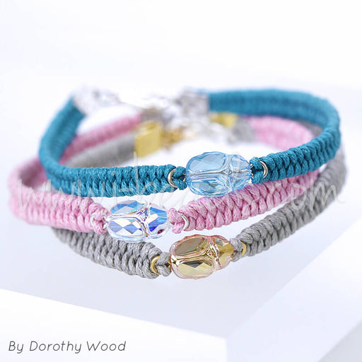 DIY Serpentin Armband-Trio Skarabäus