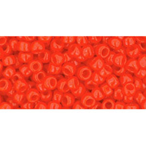 Kaufen Sie Perlen in Deutschland cc50 - Toho rocailles perlen 8/0 opaque sunset orange (10g)