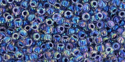 Kaufen Sie Perlen in Deutschland cc774 - Toho perlen 11/0 inside colour rainbow crystal/grape lined (10g)