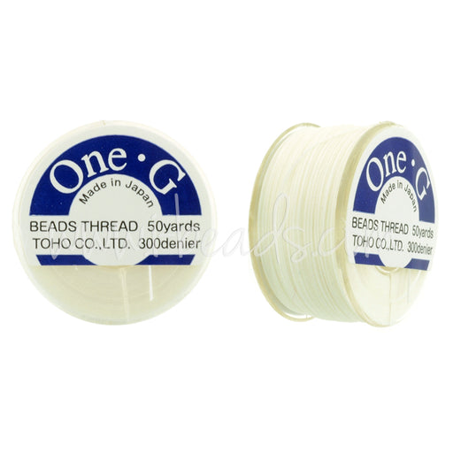 Toho One-G Perlenfaden White 45m (1)