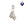 Perlen Einzelhandel Anhängerschlaufe Collier Pfeil Silberfarben 10mm (2)