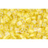 cc192 - Toho triangle perlen 2.2mm crystal yellow lined (10g)