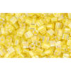 cc192 - Toho triangle perlen 2.2mm crystal yellow lined (10g)
