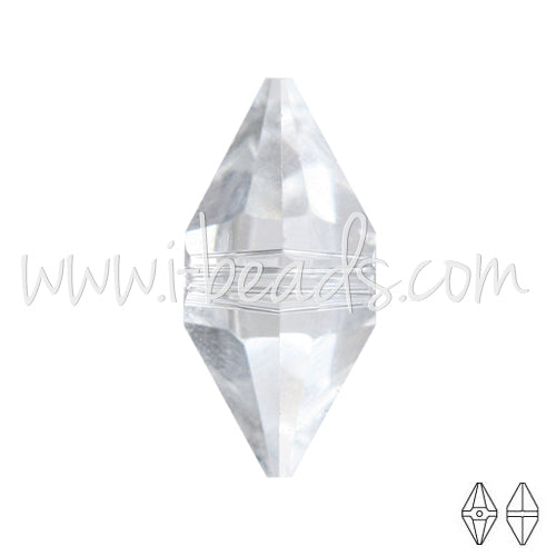 Kaufen Sie Perlen in Deutschland Swarovski Elements 5747 double spike crystal 12x6mm (1)