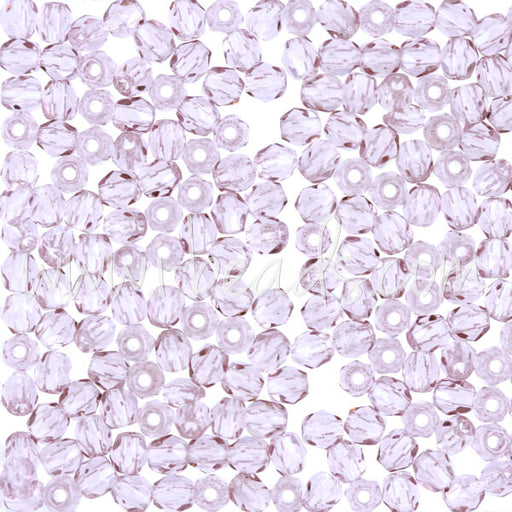 Kaufen Sie Perlen in Deutschland Glasschliffperlen amethyst 3mm (50)