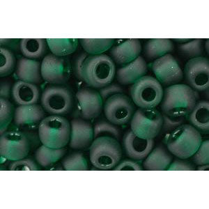 Kaufen Sie Perlen in Deutschland cc939f - Toho rocailles perlen 8/0 transparent frosted green emerald (10g)