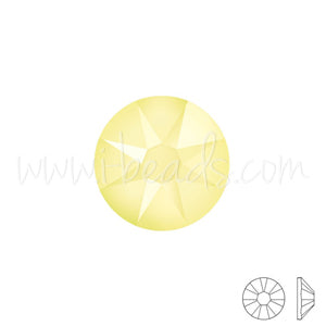 Kaufen Sie Perlen in Deutschland Strass Swarovski 2088 flat back crystal powder yellow ss16-3.9mm (60)