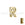 Perlen Einzelhandel Buchstabenperle R vergoldet 7x6mm (1)
