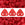 Perlen Einzelhandel 2 Loch Perlen CzechMates triangle matte opaque red 6mm (10g)