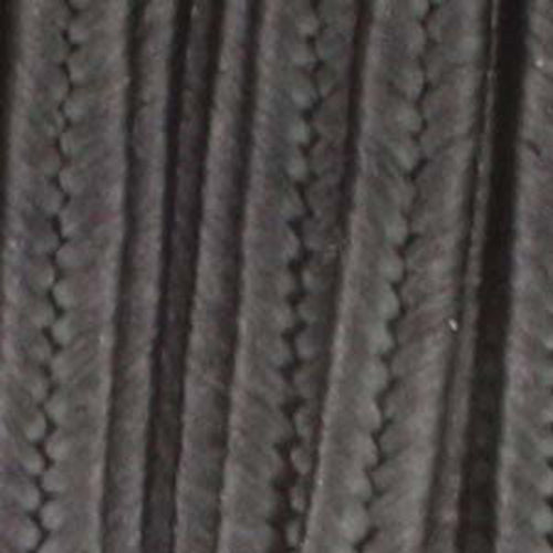 Soutache viskose black 3x1.5mm (2m)