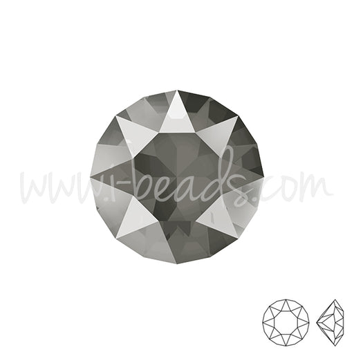 Kaufen Sie Perlen in Deutschland Swarovski 1088 xirius chaton crystal dark grey 6mm-SS29 (6)