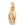 Perlen Einzelhandel Kauri, Anhänger, GOLD Messing, 11mm mit Ring (1)