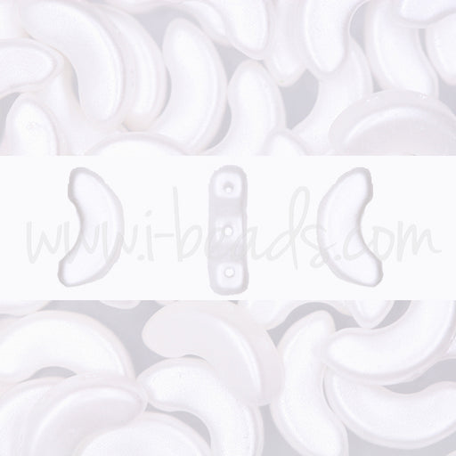 Kaufen Sie Perlen in Deutschland Arcos par Puca 5x10mm pastel white (10g)