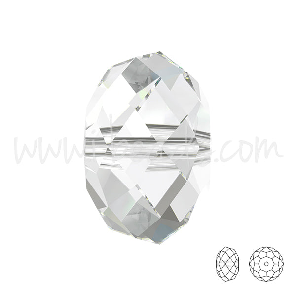 5040 Swarovski briolette perlen crystal 6mm (10)