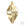 Perlen Einzelhandel Swarovski Elements 5747 double spike crystal golden shadow 16x8mm (1)