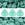 Perlen Einzelhandel 2 Loch Perlen CzechMates triangle matte turquoise 6mm (10g)