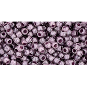 Kaufen Sie Perlen in Deutschland cc353 - Toho Takumi LH runde perlen 11/0 353 Crystal Lavender Lined (10g)
