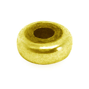 Pukalet blechperlen strang vergoldet 3x2mm (1)