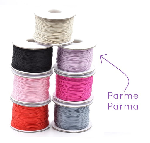 Kaufen Sie Perlen in Deutschland Satinschnur color PARMA  0.5mm, 3m (1)