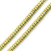 Kaufen Sie Perlen in Deutschland Pukalet blechperlen strang vergoldet 3x2mm (1)