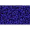 cc8f - Toho rocailles perlen 15/0 transparent frosted dark sapphire (5g)