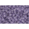 cc19f - Toho rocailles perlen 11/0 transparent frosted sugar plum (10g)