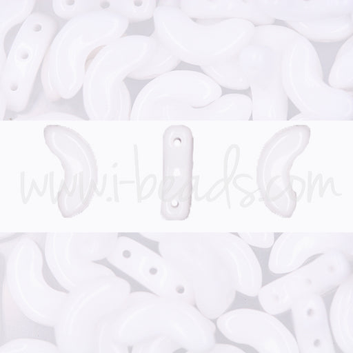 Kaufen Sie Perlen in Deutschland Arcos par Puca 5x10mm opaque white (10g)