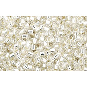 cc21 - Toho treasure perlen 11/0 silver lined crystal (5g)