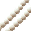 Kaufen Sie Perlen in Deutschland Perlenstrang rund aus weissholz 8mm (1)