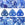 Perlen Einzelhandel 2 Loch Perlen CzechMates triangle halo ultramarine 6mm (10g)