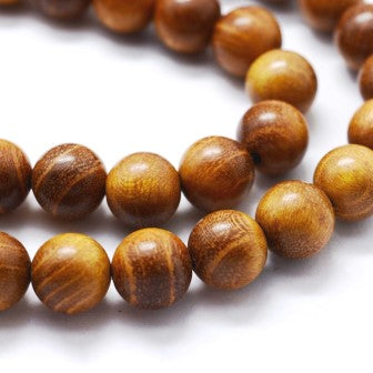 Kaufen Sie Perlen in Deutschland lackiertes Holzperlen, rund, 10mm, Loch: 1,5mm, ca. 40 Stück (1 Strang)