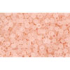cc11f - Toho rocailles perlen 15/0 transparent frosted rosaline (5g)