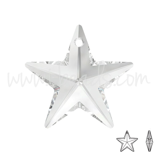 Kaufen Sie Perlen in Deutschland swarovski anhänger stern crystal 28mm (1)