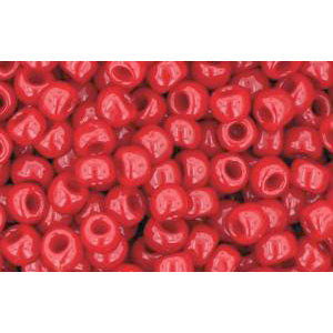 cc45 - Toho rocailles perlen 8/0 opaque pepper red (10g)
