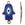 Perlen Einzelhandel Hamsa  Hand Kalt-Emaille neon blue 20x32mm (1)