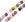 Perlen Einzelhandel Mehrfarbige gemischte Edelsteine 8mm (1 strang)