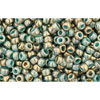 Kaufen Sie Perlen in Deutschland cc1703 - Toho rocailles perlen 11/0 gilded marble turquoise (10g)