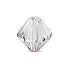 5328 Swarovski xilion doppelkegel crystal silver shade 4mm (40)