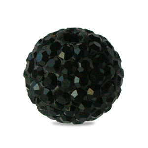 Kaufen Sie Perlen in Deutschland Shamballa &quot;luxus&quot; style perlen jet 8mm (1)