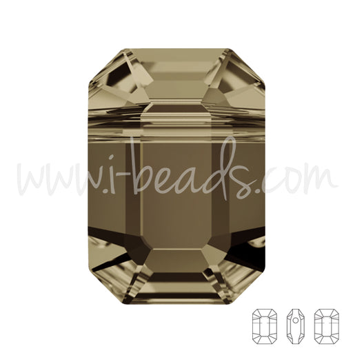 Swarovski 5514 pendulum Perlen smoky quartz 10x7mm (2)