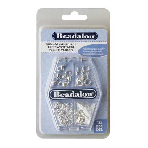 Kaufen Sie Perlen in Deutschland Beadalon Zubehör-Auswahl Silberfarben 132 Stück (1)