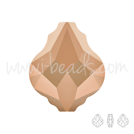 Kaufen Sie Perlen in Deutschland Swarovski 5058 Baroque Perle Crystal Rose Gold 2x 10mm (1)
