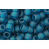 cc7bdf - Toho rocailles perlen 6/0 transparent frosted teal (10g)