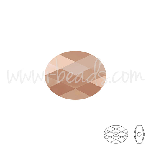 Kaufen Sie Perlen in Deutschland 5051 Swarovski mini ovale perle crystal rose gold 8x6mm (2)