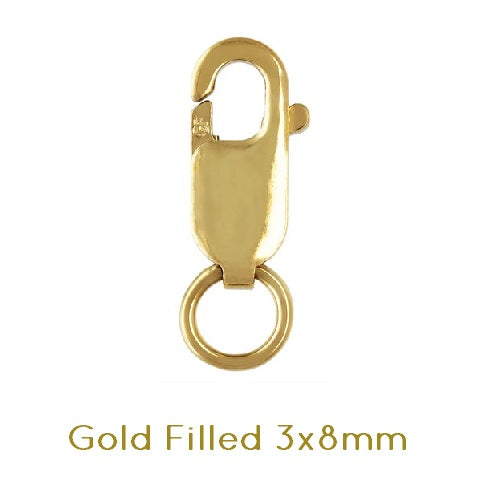 Kaufen Sie Perlen in Deutschland Karabinerverschluss Gold filled 3x8mm (1)